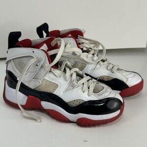 Nike Air Jordan 6 Rings GS Youth 4Y White Black Red Basketball Shoes DQ8431-106